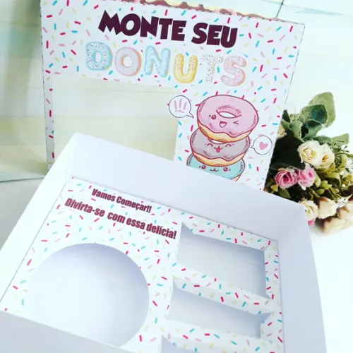 Arquivo de Corte Caixa Donuts Studio