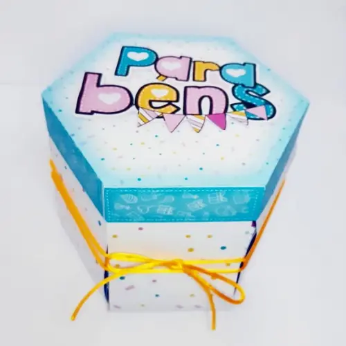 Arquivo de corte Caixa Feliz aniversário PDF