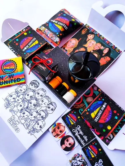 Arquivo De Corte Caixa Maleta Now United *studio/pdf