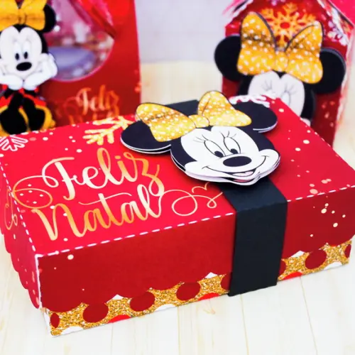 Arquivo de corte Caixa Natal Minnie *Studio*