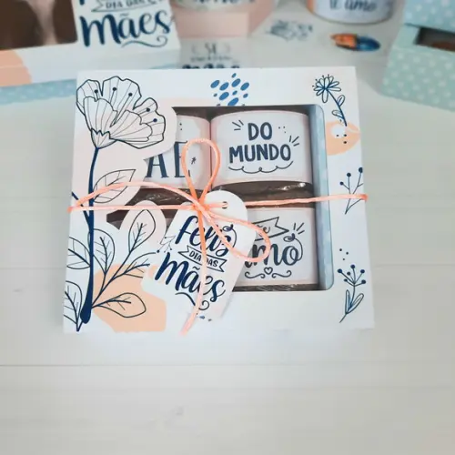 Arquivo de Corte Caixa para brownie - Dia das Mães