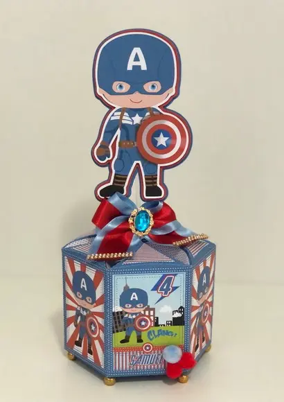Arquivo de corte Capitão America Cute Studio/PDF/PNG