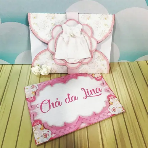 Arquivo de corte Chá de Bebe - Menina STUDIO/PDF/PNG