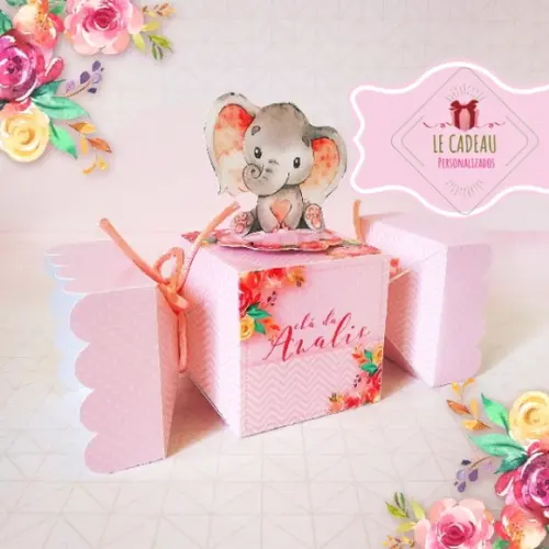 Arquivo de corte Chá de Bebe Elefantinho - Menina STUDIO