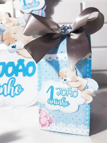 Arquivo de corte Chá de Revelação ursinho *Studio/PDF/PNG*