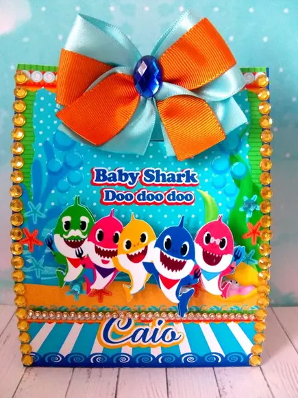 Arquivo de corte Digital Baby Shark PDF/STUDIO