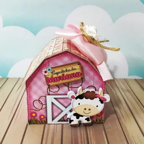 Arquivo De Corte Fazendinha Rosa Menina *studio/pdf/png
