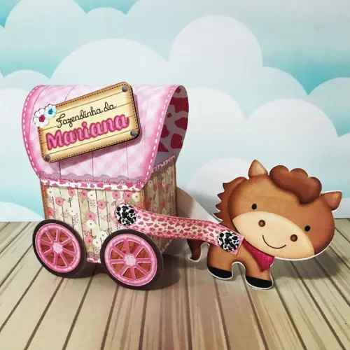 Arquivo De Corte Fazendinha Rosa Menina *studio/pdf/png