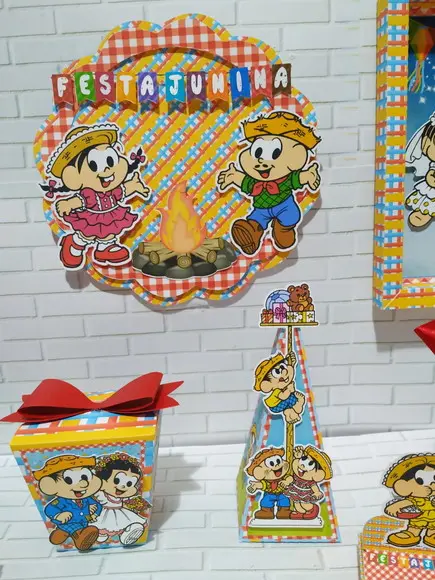 Arquivo de corte Festa Junina Turma da Mônica