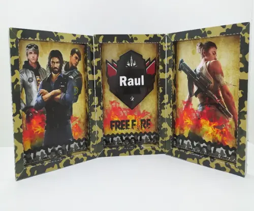 Arquivo de corte Free Fire Studio/PDF/PNG