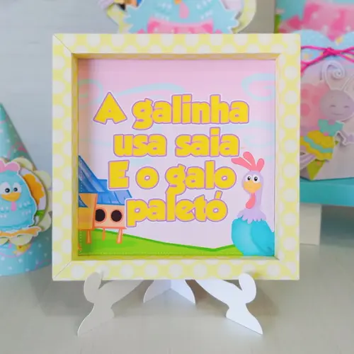 Arquivo de corte Galinha Pintadinha Studio/PDF