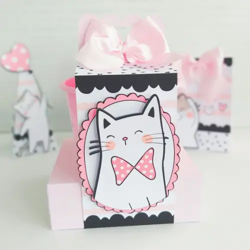 Arquivo de corte Gatinha cute Studio/PDF