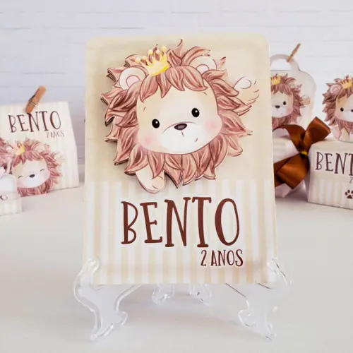 Arquivo de corte Leãozinho Studio/PDF