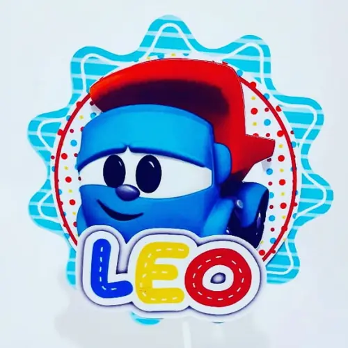 Arquivo de corte Leo o Caminhão Studio/PDF/PNG