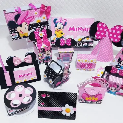 Arquivo de corte Minnie rosa Studio