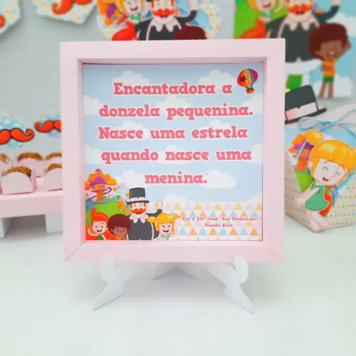 Arquivo de corte Mundo Bita Rosa Só um bolinho Studio/PDF