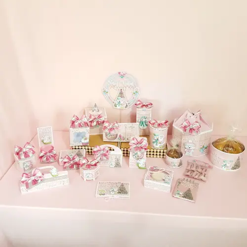 Arquivo de corte Natal Rosa *Studio/PDF