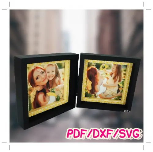 Arquivo de corte porta retrato Dia das Mães DXF/PDF/SVG