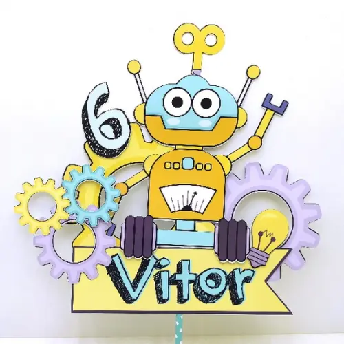 Arquivo de corte Robô STUDIO/PDF/PNG