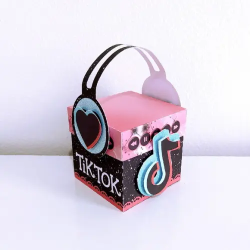Arquivo de corte Tik tok Sudio/PDF/PNG