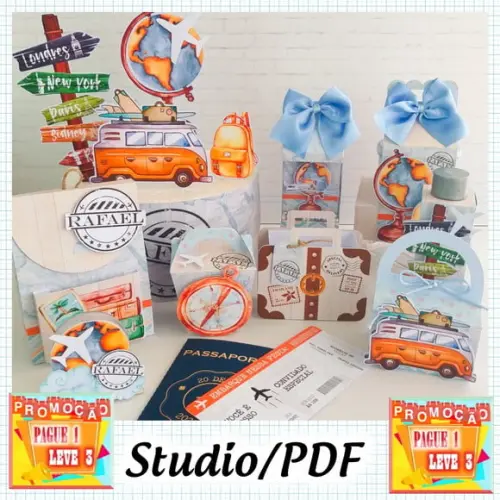 Arquivo De Corte Viagem Aventura Studio/pdf