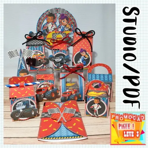 Arquivo Digital De Corte Blaze And Monster Machines