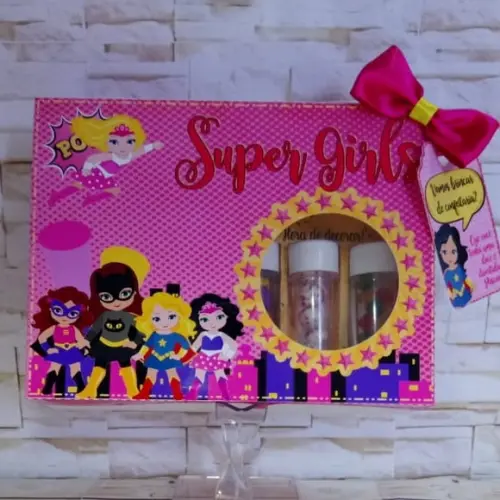 Arquivo Digital de corte Mini Confeiteiro SUPER GIRLS