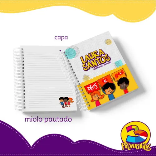 Arquivo Digital Kit de Encadernação 3 Palavrinhas