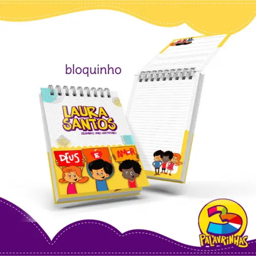Arquivo Digital Kit de Encadernação 3 Palavrinhas