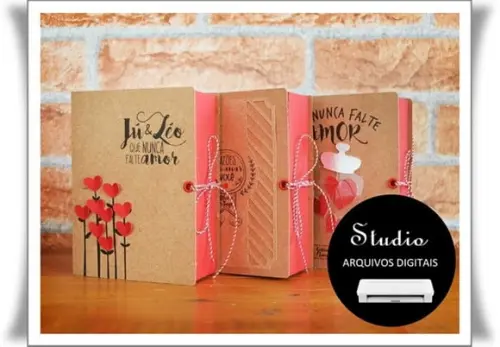 Arquivo Kit Caixa Dia dos namorados *Studio/SVG