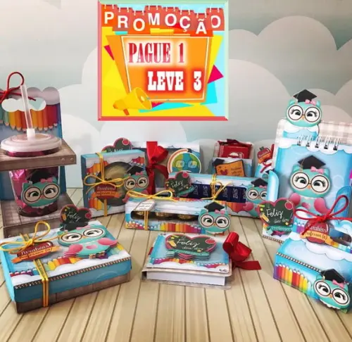 Arquivo Kit Caixas Dia dos Professores *Studio/PDF/PNG*