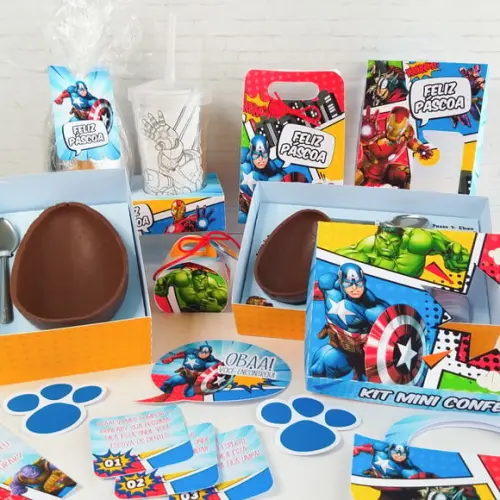 Arquivo Páscoa Vingadores *PAGUE 1 e LEVE 3 Studio/PDF