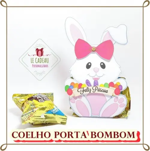 Arquivo Porta Bombom Coelho *PAGUE 1 e LEVE 3 Studio