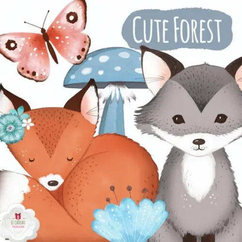 Kit Digital Animais da Floresta
