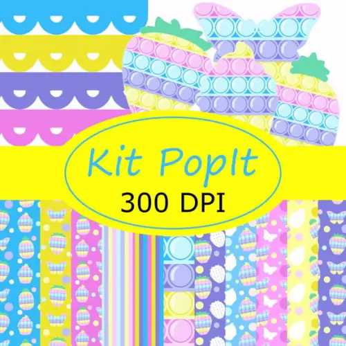 Kit digital Fidget toys Pop It