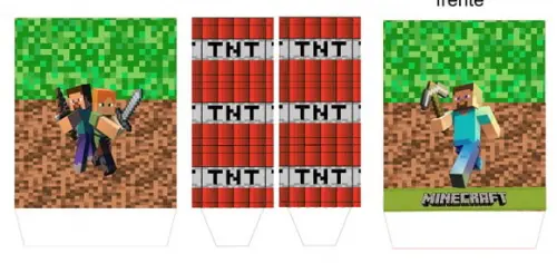 Arquivo de corte Sacola Minecraft STUDIO