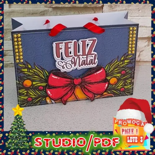 Arquivo de corte Sacola Natal