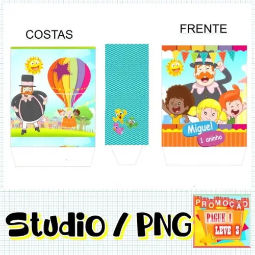 Arquivo de corte Sacola Mundo Bita STUDIO