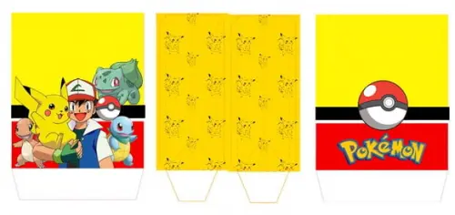 Arquivo de corte Sacola Pokémon (M e G) Studio