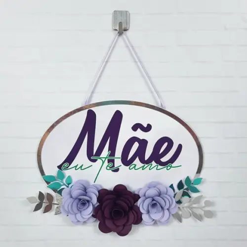 Arquivo de corte Topo de bolo Dia das Mães *Studio/PDF