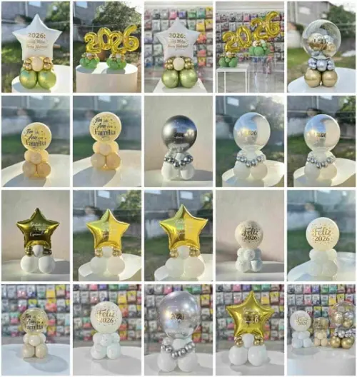 Kit + 50 Artes para Balão Bubble Natal e Ano Novo