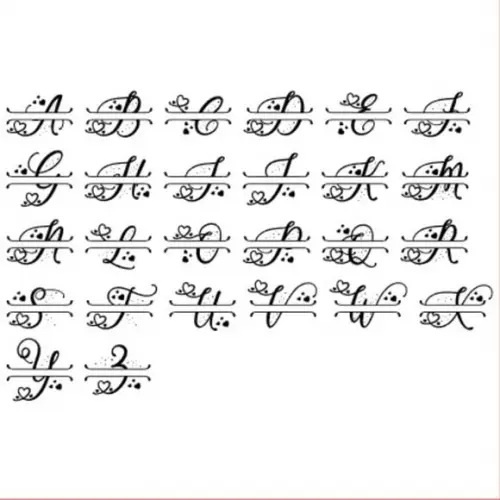 Pack Monogramas para Balão Bubble - Arquivo Digital Studio