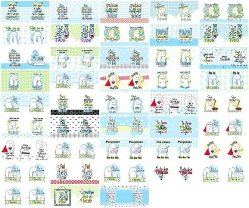 Arquivo Digital Kit 43 Artes Para Canecas Dia Dos Pais Flork