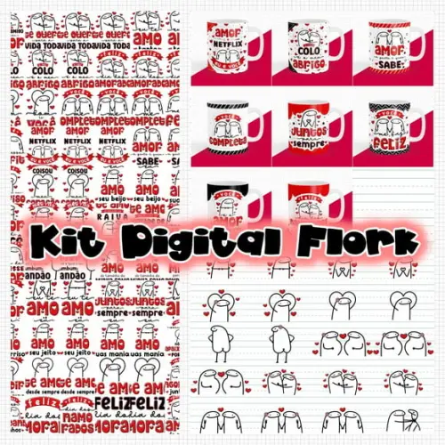 Arquivo digital artes Flork para canecas dia dos namorados