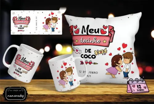 Arquivo digital kit 10 artes para Dia dos Namorados