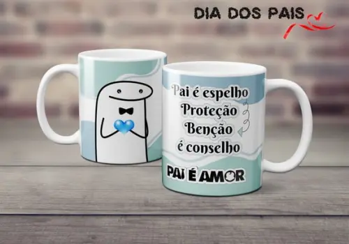 Arquivo Digital Kit 30 Artes Para Canecas Dia Dos Pais Flork