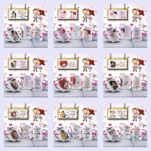 Arquivo digital kit artes dia dos namorados CDR/PNG