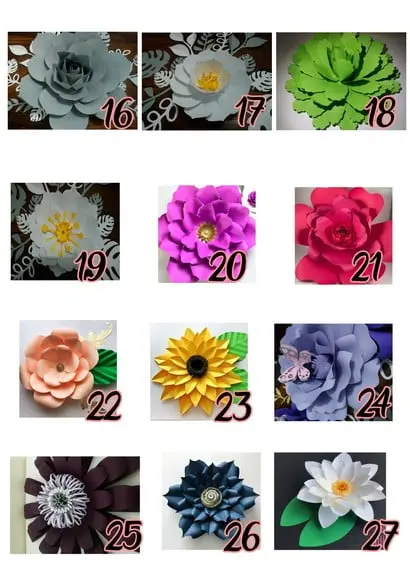 Arquivo De Corte Flores E Rosas Gigantes 3d 45 Mod. *studio