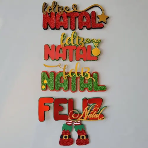 Arquivo de Corte Coletiva de Topos Natalinos *studio/svg*