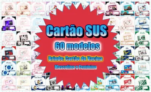 Arquivo Cartão do SUS PDF/PNG